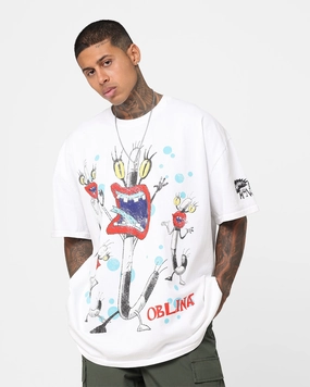 American Thrift X Aaahh!!! Real Monsters Oblina Heavyweight Vintage T-Shirt Black Wash
