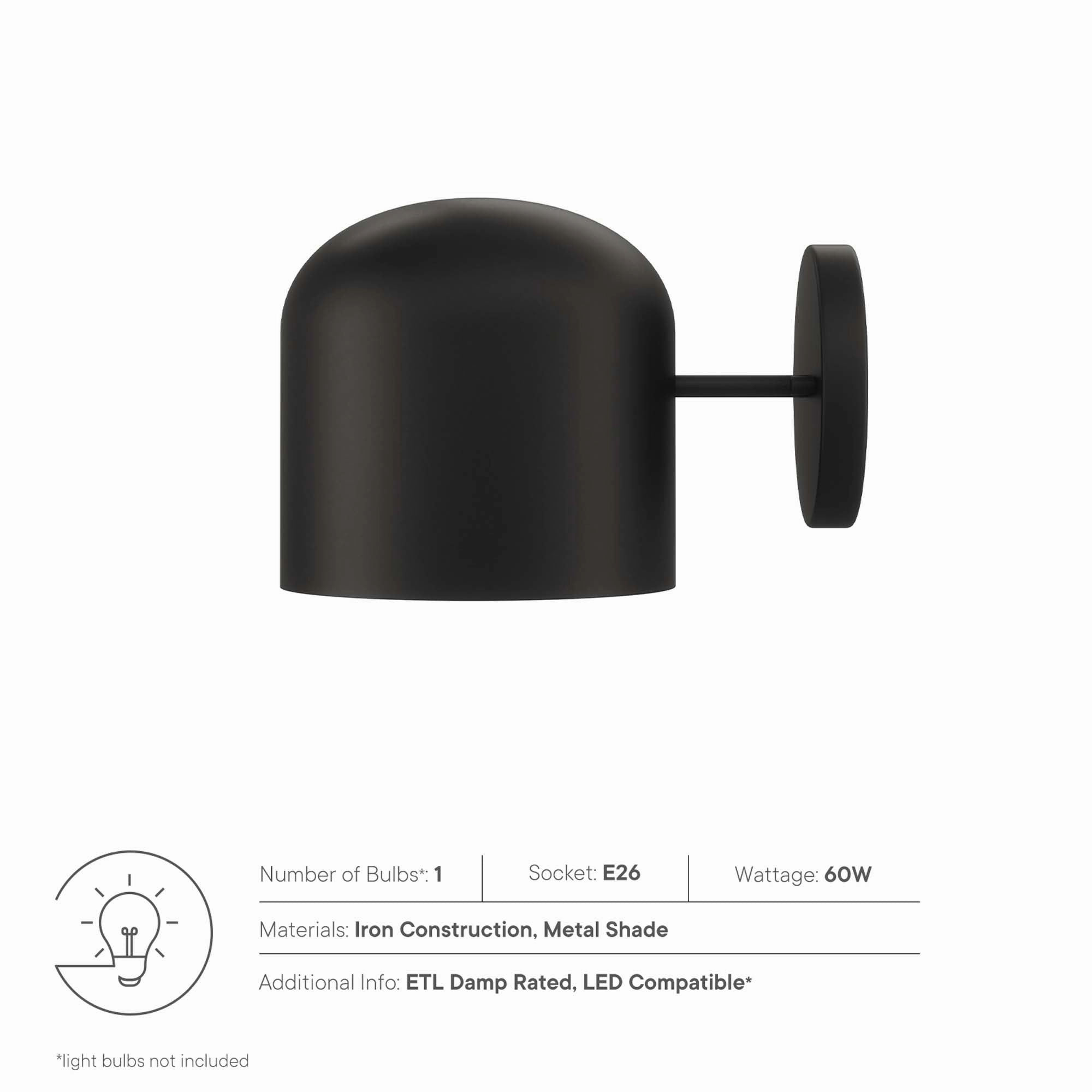 Avenue 1-Light Wall Sconce by Modway