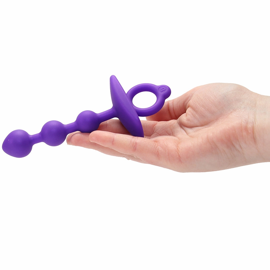 b-Vibe Butties Zip Silicone Anal Beads