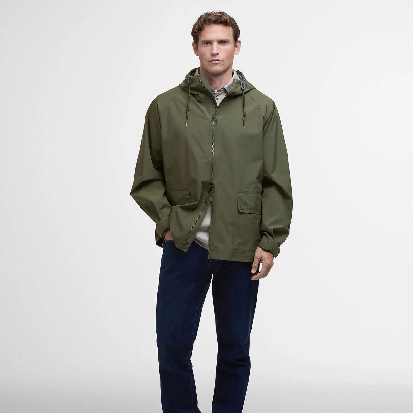 Barbour Trover Waterproof Jacket Fern