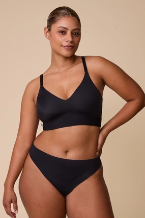 Bliss Triangle Bralette in Black