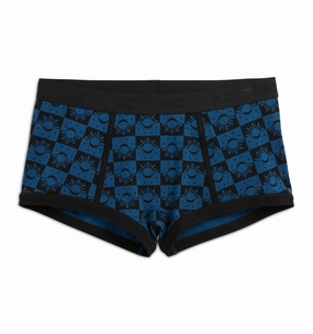 Boy Shorts - Celestial Check