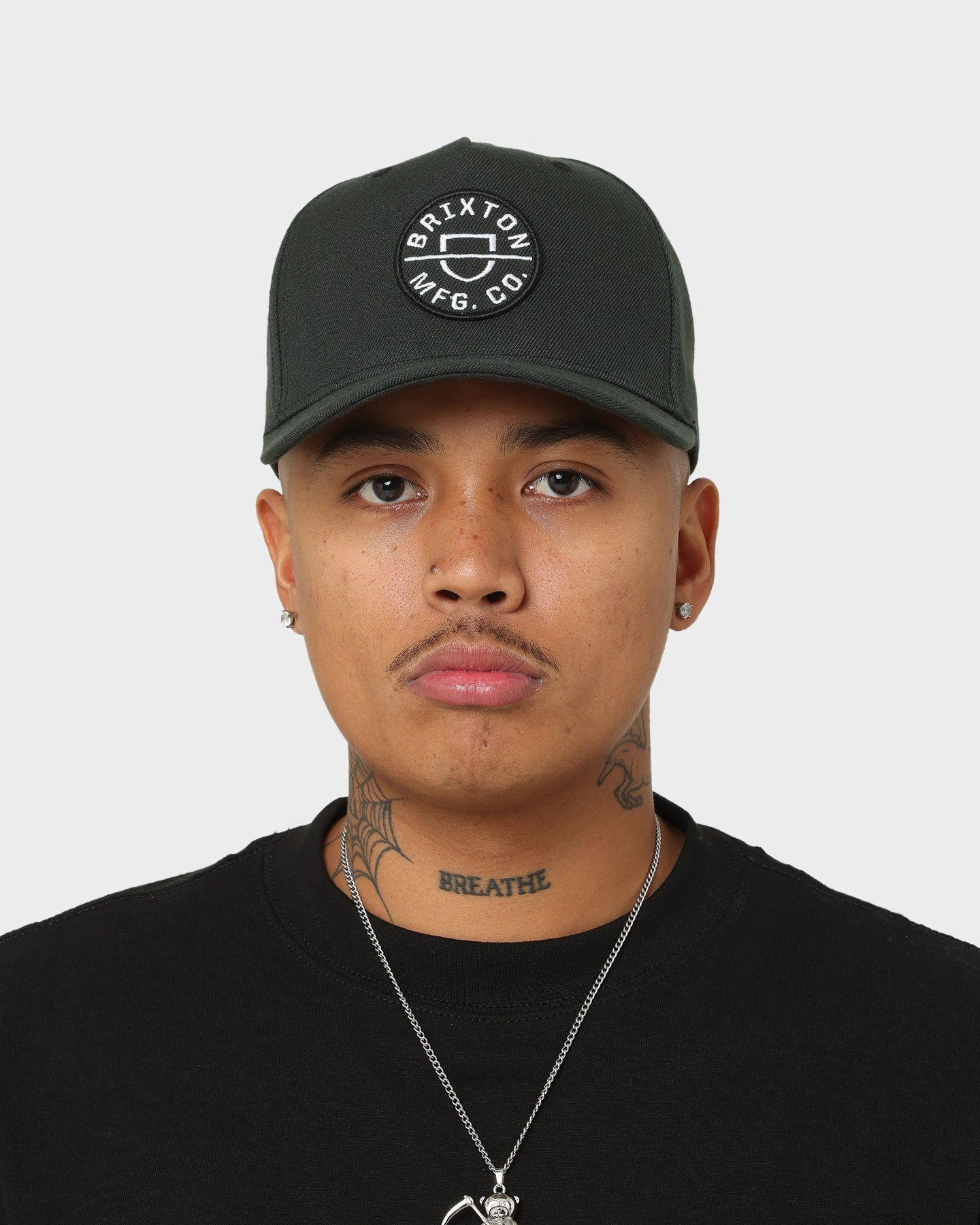Brixton Crest C MP Snapback Black