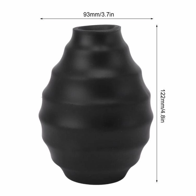 Curved Tip High Quality Silicone Ribbed Anal Douche Enema Bulb 380ML