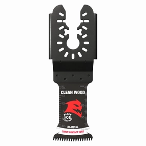 Diablo DOU125JBW3 - 1-1/4 in. Universal Fit Bi-Metal Oscillating Blade for Clean Wood - 3PK