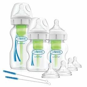 Dr. Brown's Options  Anti-Colic Baby Bottle Wide Neck Starter Kit