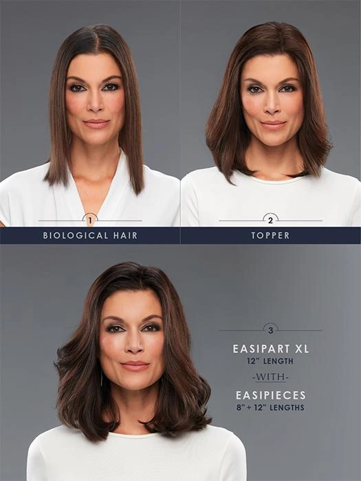 EasiHair - EasiPieces 8'' L x 4" W (#780) - Human Hair