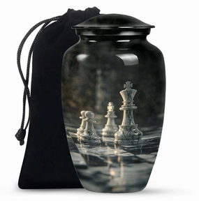 Eternal Peace Abstract Urn - A Refined Memorial Urn
