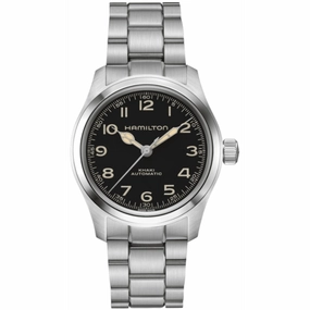 Hamilton Khaki Field Murph Automatic Black Dial Steel Unisex Watch H70405130