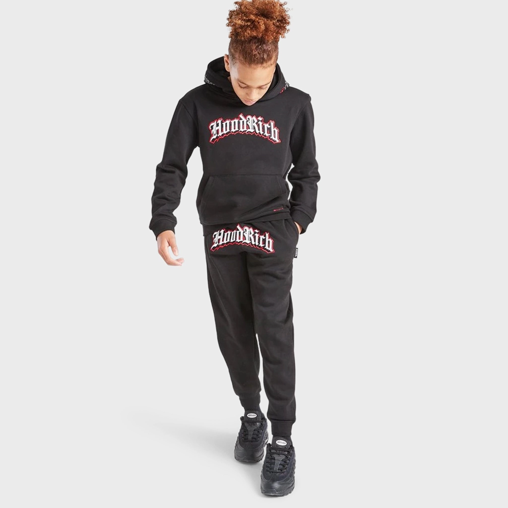 Hoodrich Juniors' Gothic Joggers Black / White - Lychee