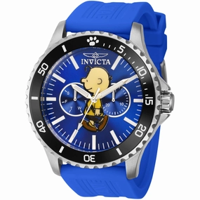 Invicta Men's Watch - Character Collection Snoopy Quartz Blue Silicone Strap | 38646