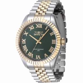 Invicta Men's Watch - Specialty Quartz Green Dial Two Tone Steel Bracelet | 47403
