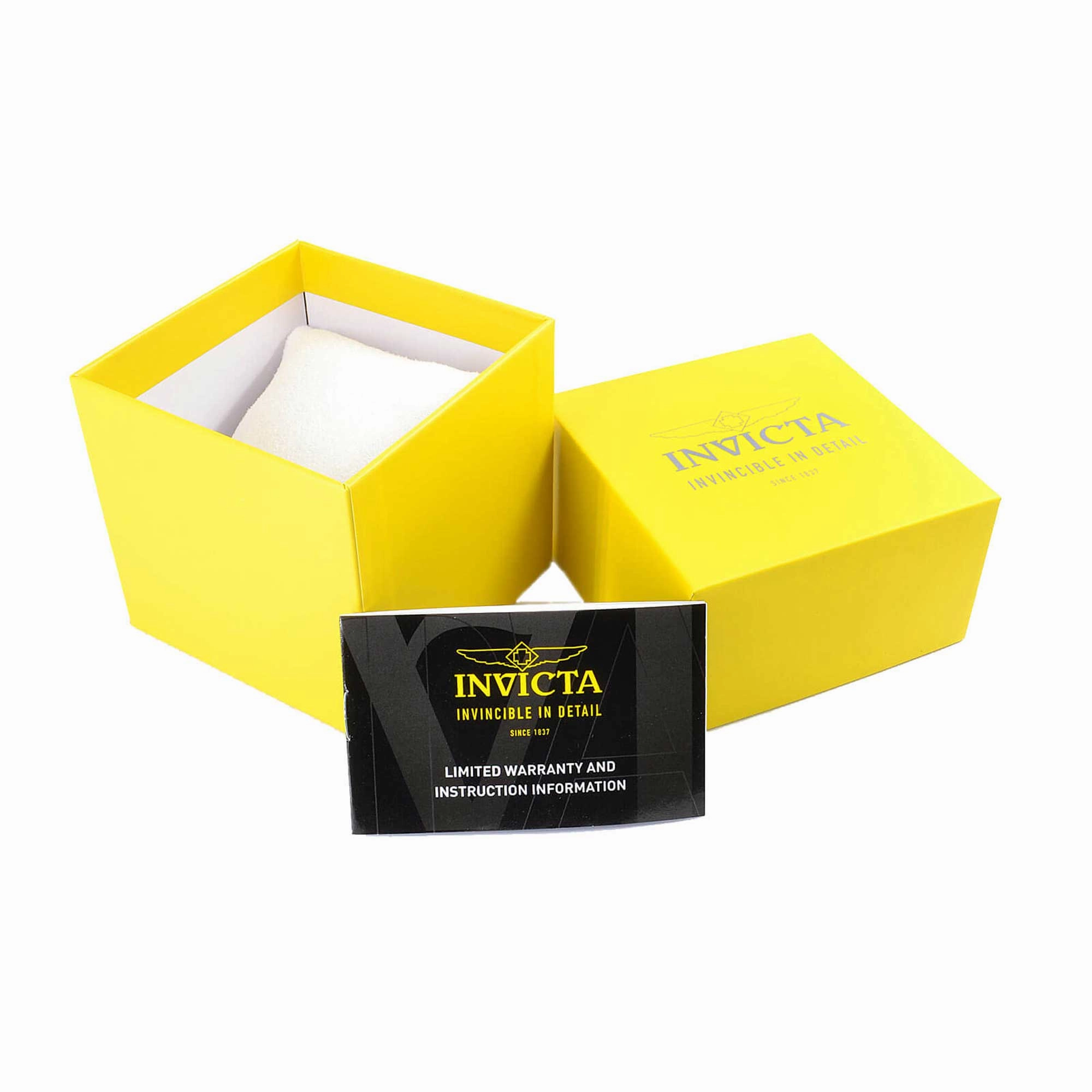 Invicta Men's Watch - Specialty Quartz White and Black Dial Silicone Strap | 34014