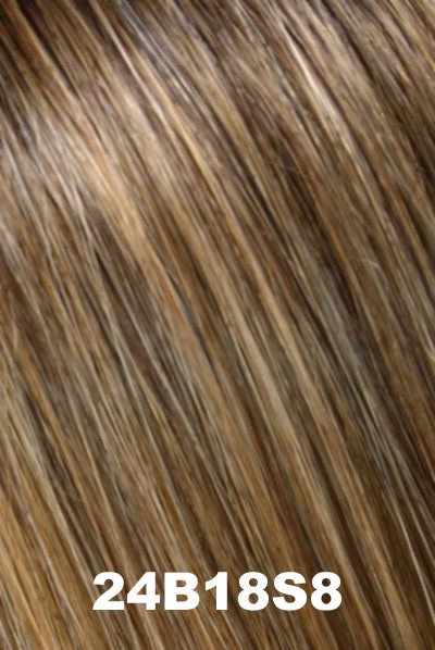 Jon Renau Toppers - EasiPart 8" (#742) - Remy Human Hair