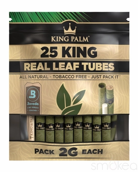 King Palm King Size Natural Pre-Rolled Cones (25-Pack)