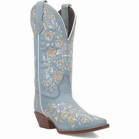 Laredo Linley 52221 in Aged Powder Blue Ladies Cowboy Boots