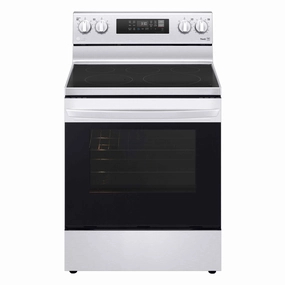 LG Stainless Steel 6.3 cu ft. Electric ThinQ® Range with Air Fry and Fan Convection -LREL6323S