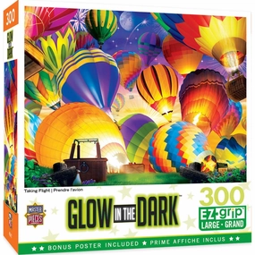 MasterPieces  Glow in the Dark Taking Flight EzGrip Puzzle 300 Piece