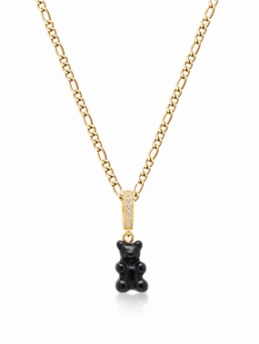 Men's Black Gummy Bear Necklace