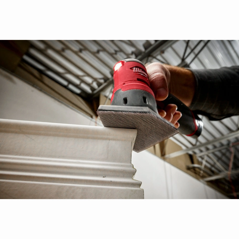 Milwaukee 48-80-5080 - 80 Grit Mesh Sanding Sheets for M12 FUEL™ Orbital Detail Sander 12-Pack