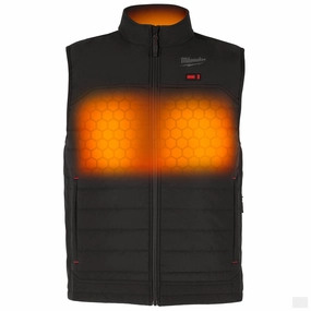 Milwaukee Men's M12 AXIS Black Heated Vest Kit (M300B-21)