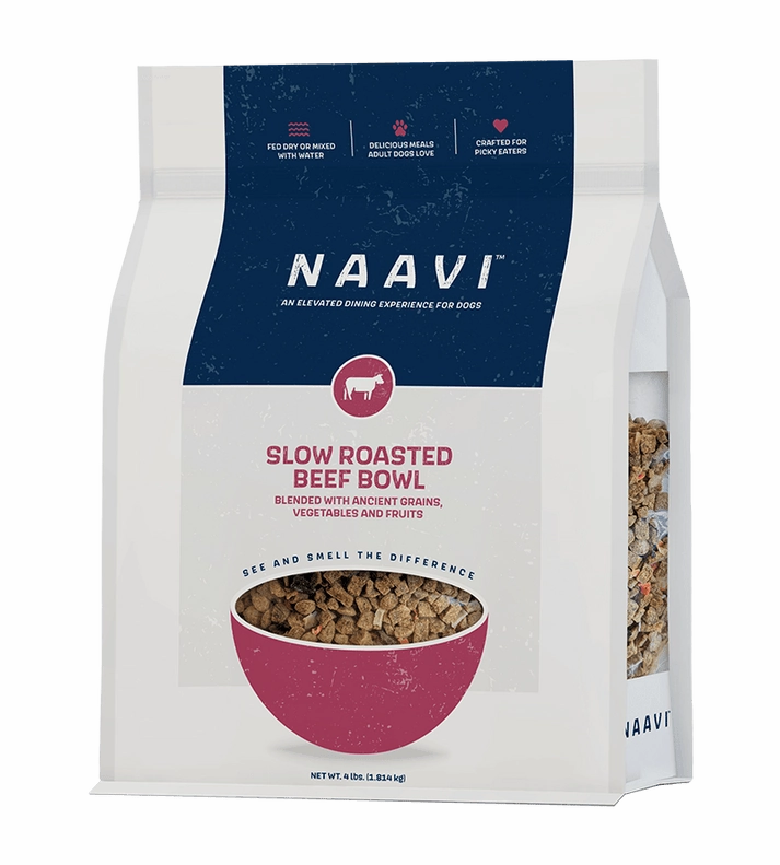 Naavi Slow Roasted Beef Bowl for Dogs