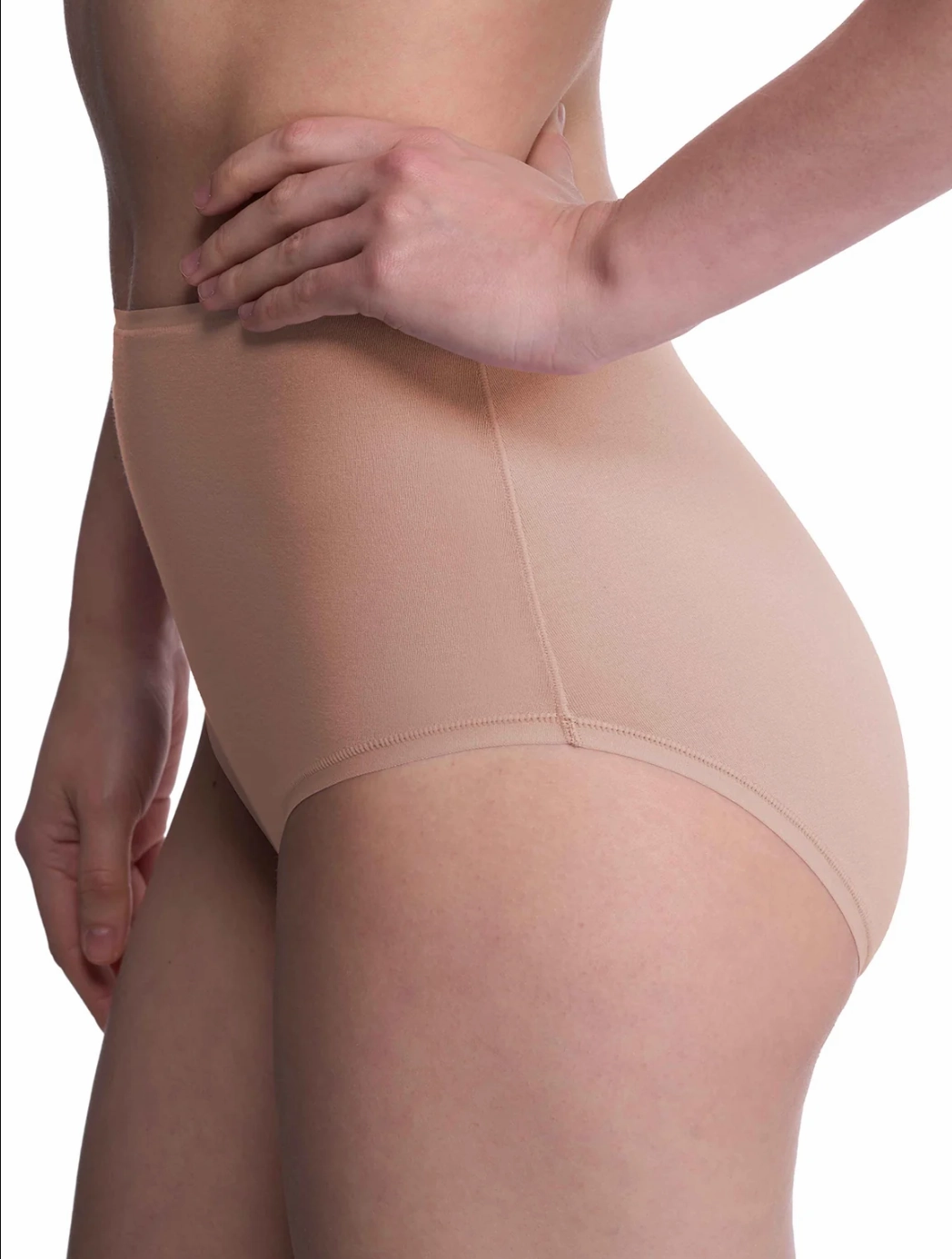 Natori Bliss Bare Cotton High Waist Brief