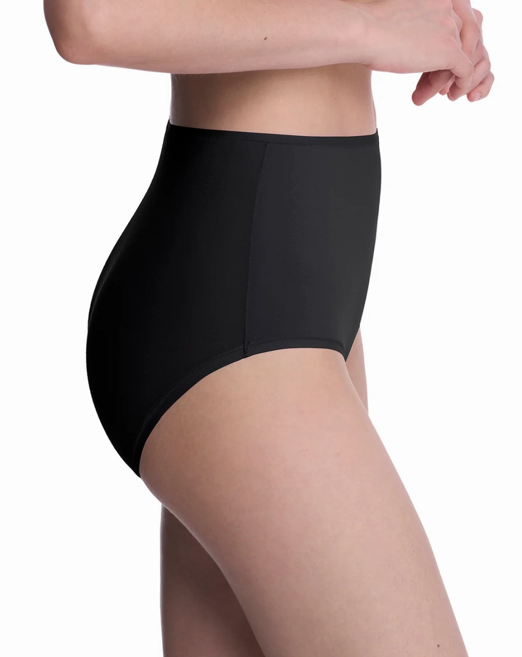 Natori Bliss Bare Cotton High Waist Brief