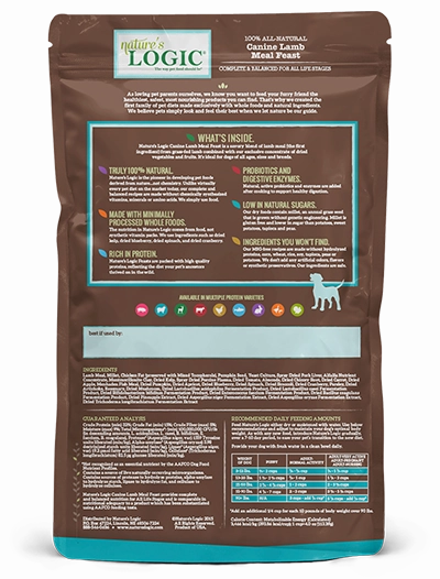 Nature's Logic Lamb Meal Feast Dry Dog Food