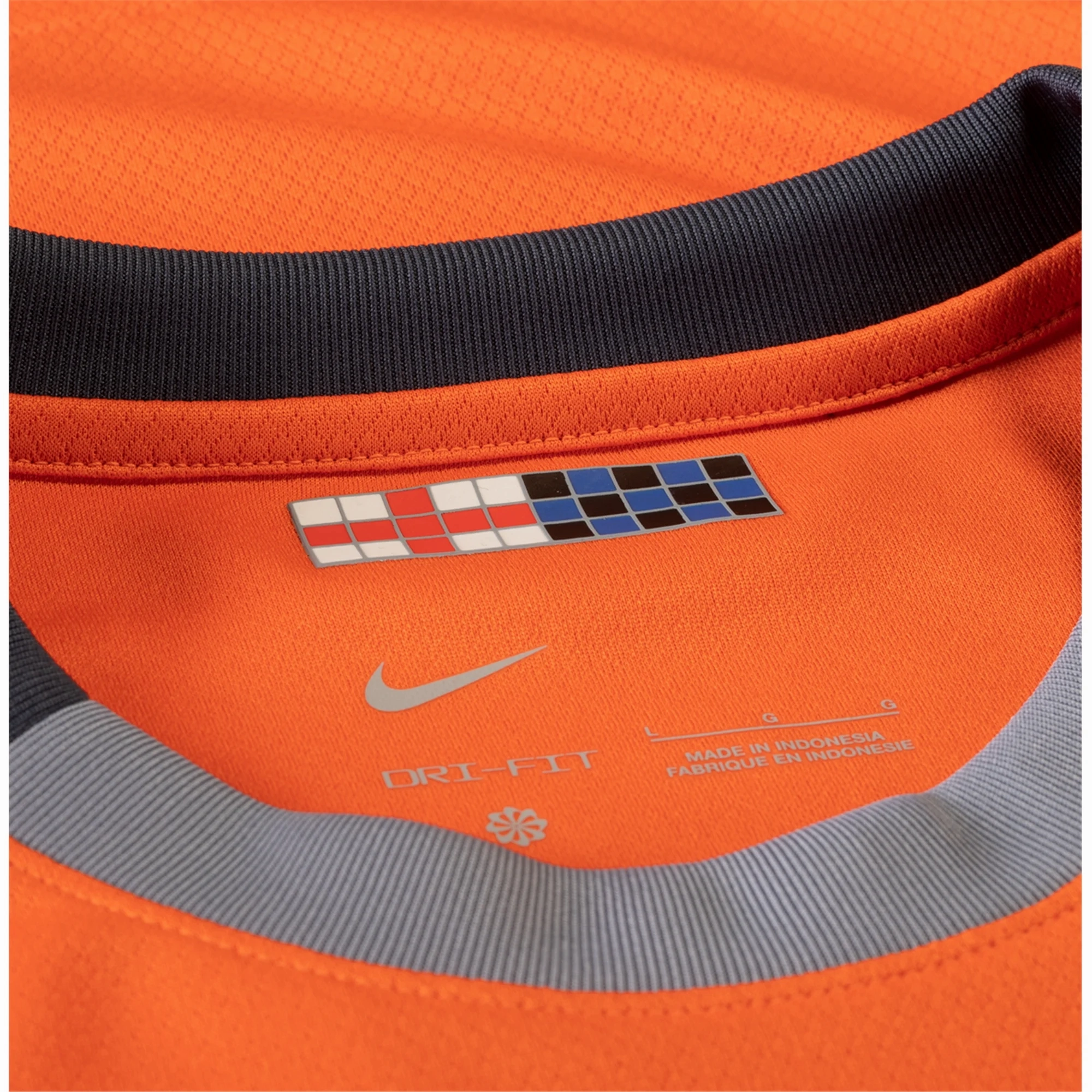 Nike Inter Benjamin Pavard Third Jersey w/ Serie A   Copa Italia Patches 23/24 (Safety Orange/Thunder Blue)