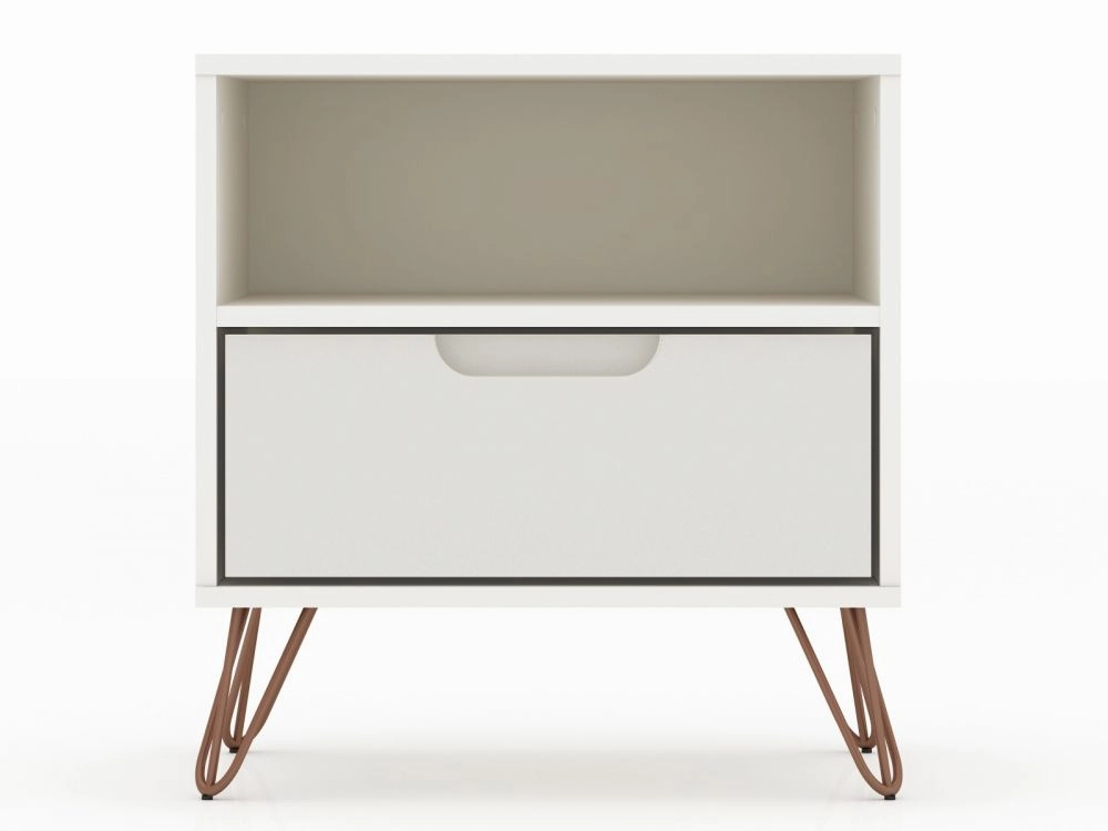 Nuuk I Night Table - Off White