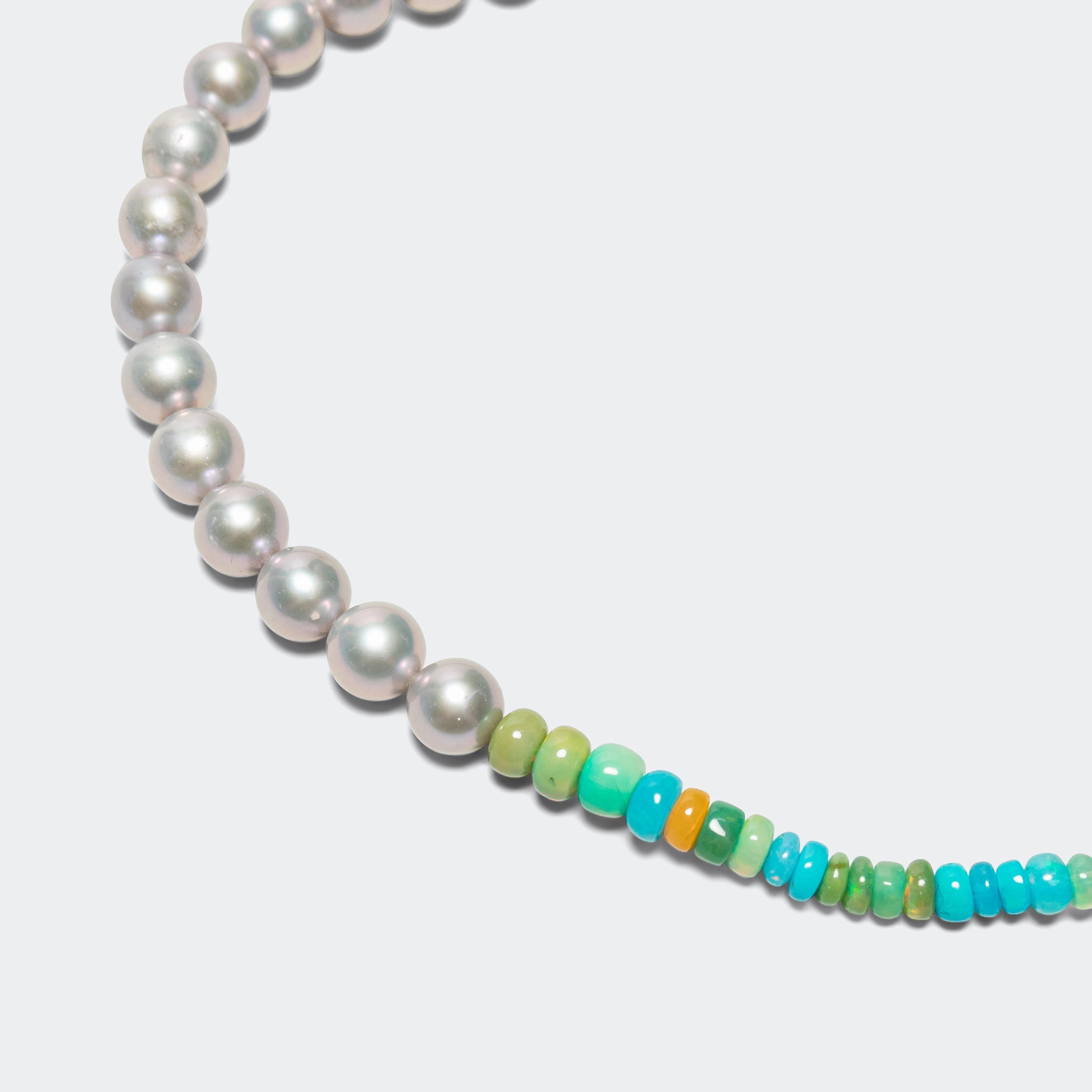 Oral Pearl Necklace - Multi/925 Silver