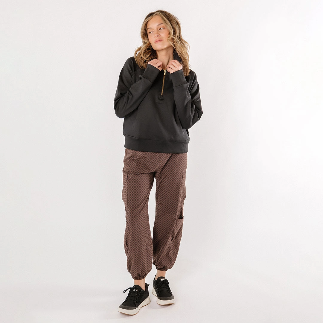 Oxford Zip-Up, Black