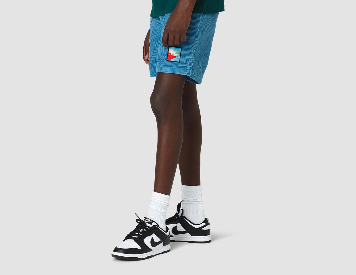 Parlez Campbell Cord Shorts / Dusty Blue