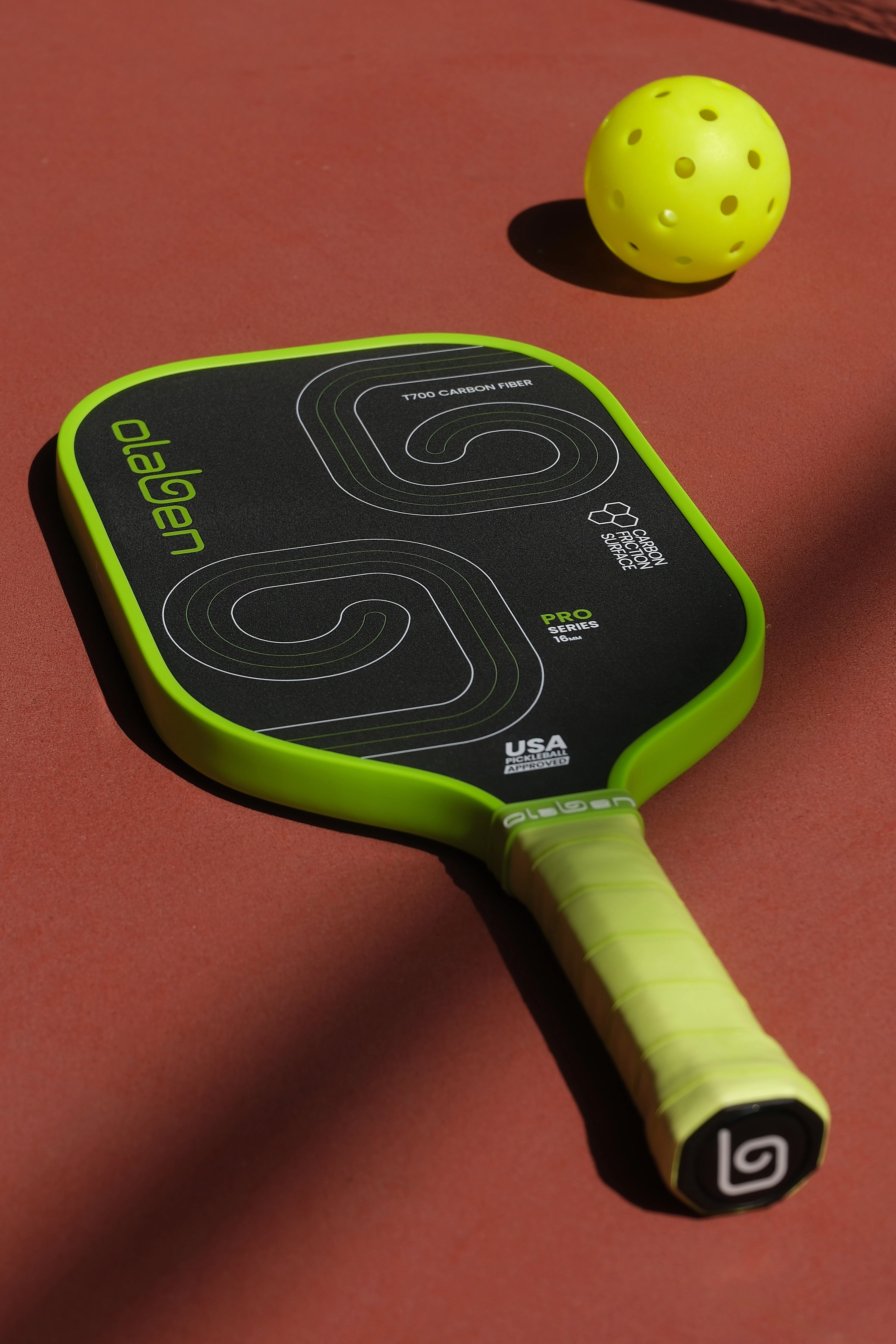 Pro Series Pickleball Paddle 16mm - Green