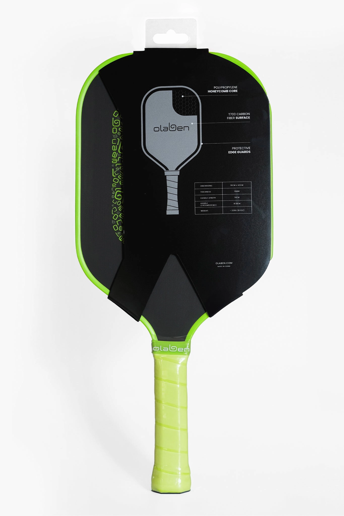 Pro Series Pickleball Paddle 16mm - Green