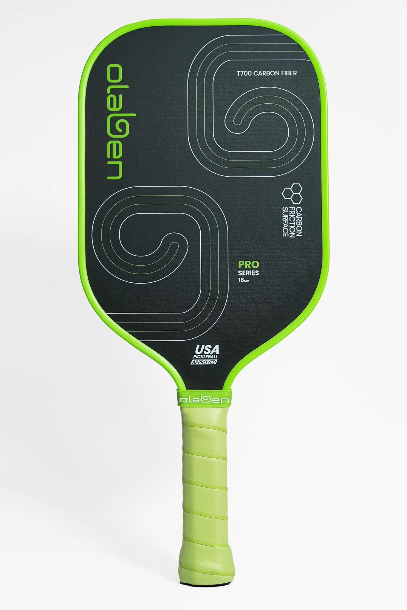 Pro Series Pickleball Paddle 16mm - Green