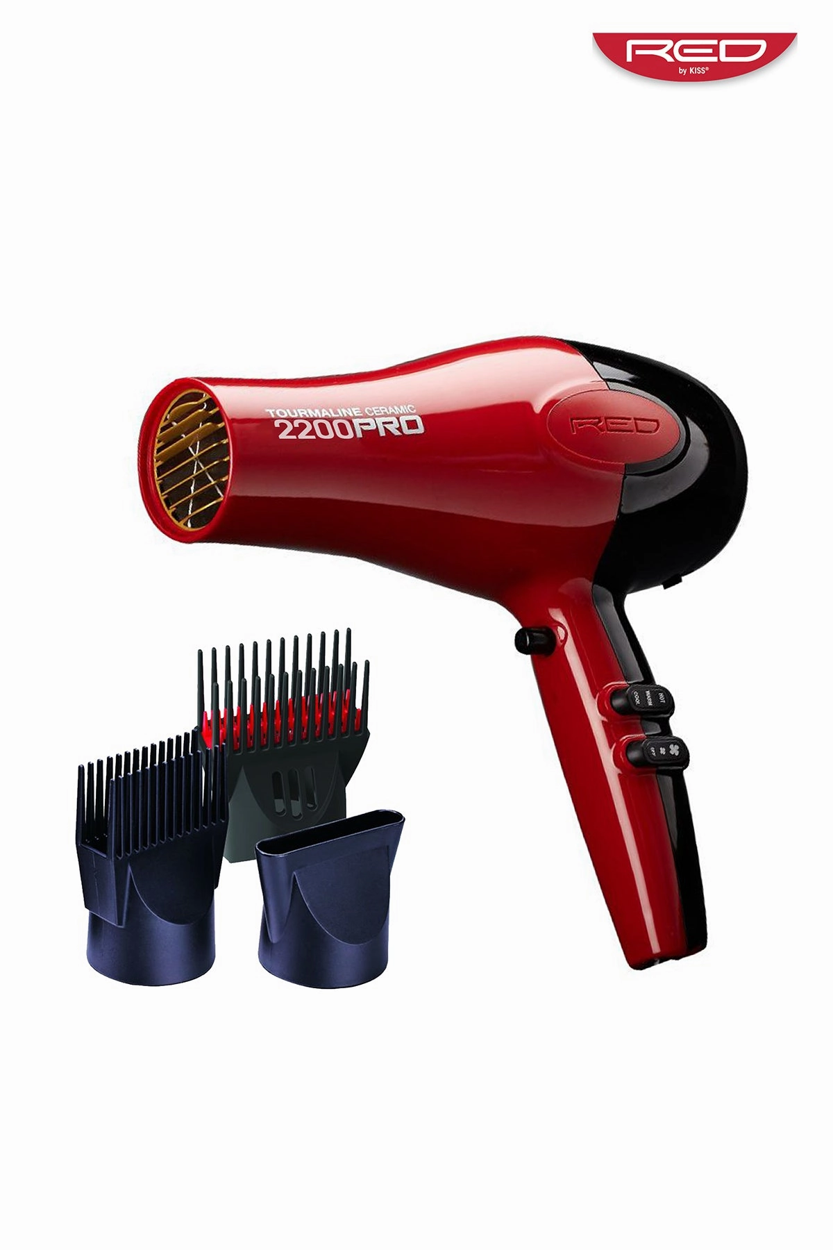 RED BY KISS 2200 PRO TOURMALINE CERAMIC #BD07N