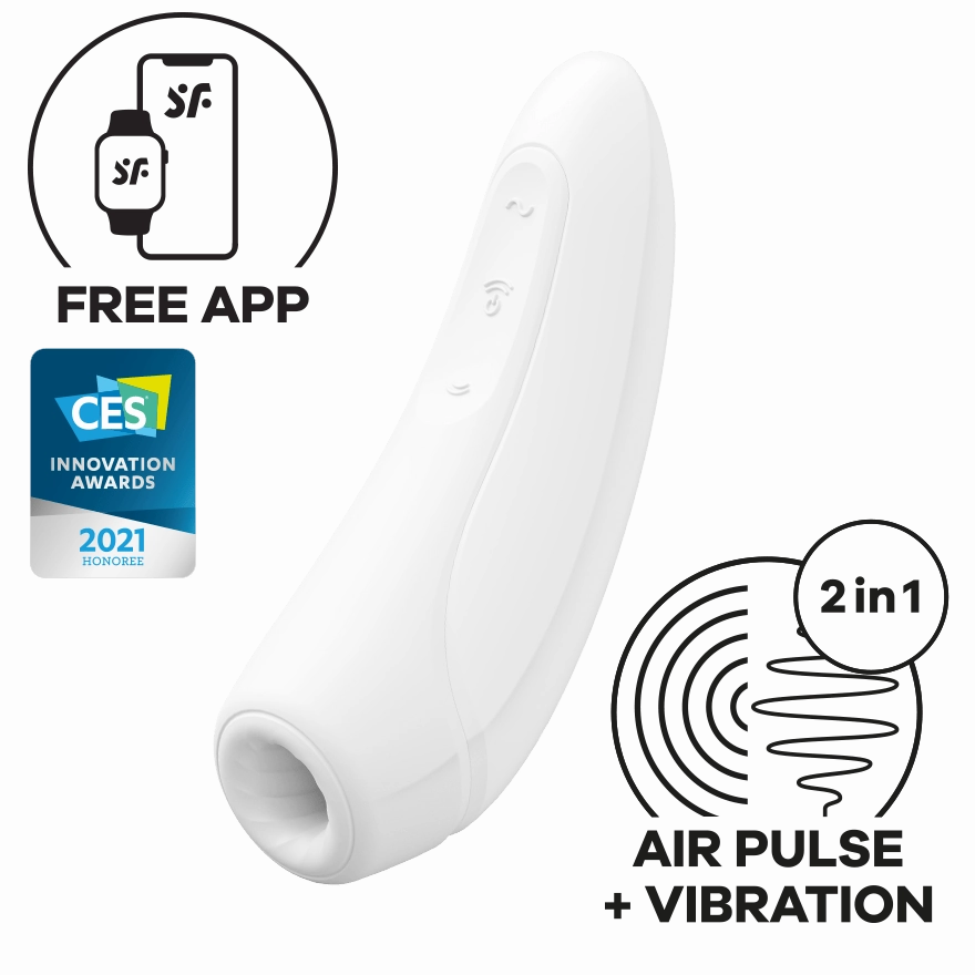 Satisfyer - Curvy 1  App-Controlled Clitoral Air Stimulator Vibrator