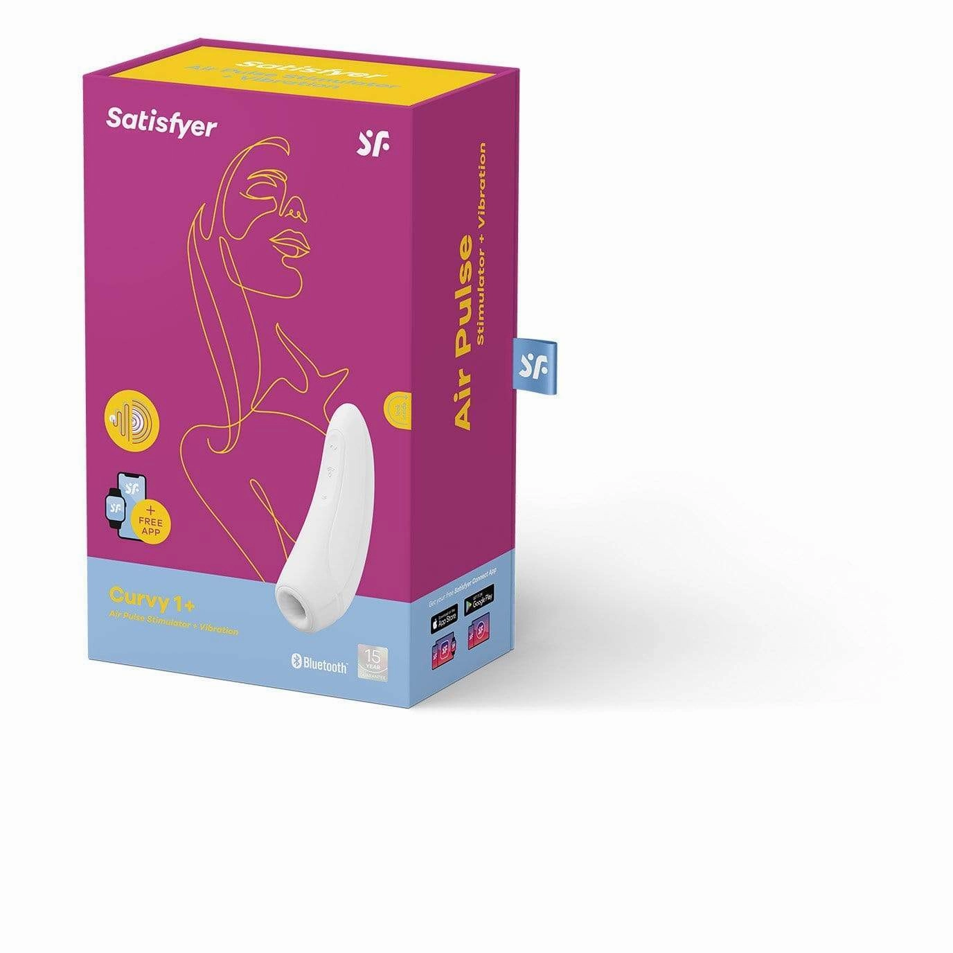 Satisfyer - Curvy 1  App-Controlled Clitoral Air Stimulator Vibrator