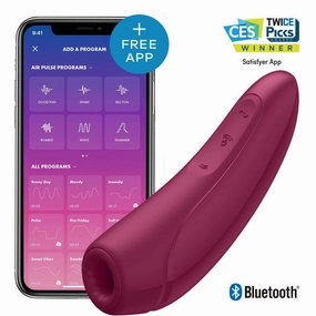 Satisfyer - Curvy 1  App-Controlled Clitoral Air Stimulator Vibrator