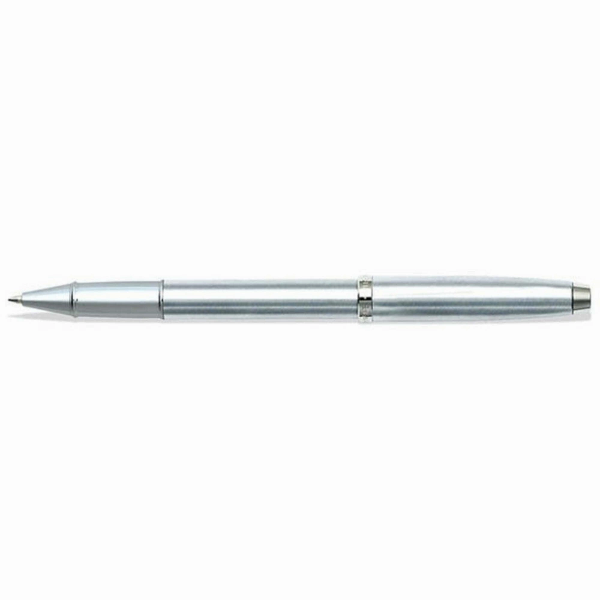 Sheaffer Rollerball Pen - 100 Brushed Chrome Barrel Finish with Smooth Grip | E1930651