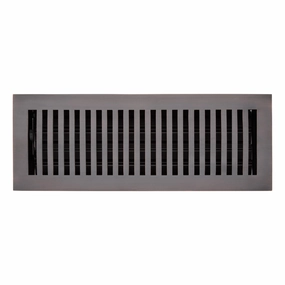 Signature Hardware 485491 4" x 12" Brass Floor or Wall Register