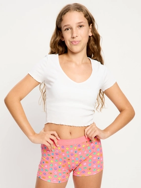 SmileyWorld® | Modibodi Teen Hipster Boyshort Moderate Happy Hearts