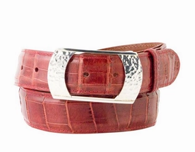 Stefano Hammered Garrison Buckle 1.5