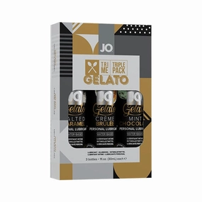 System Jo - Tri Me Triple Pack Gelato Flavored Lubricant