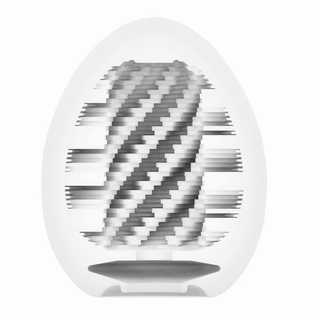 Tenga Hard Boiled II Stronger Firm Egg Masturbator - Spiral Texture