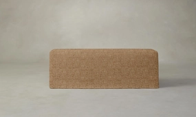 The Beacon Dining Bench - Heritage Belgian Linen Chai