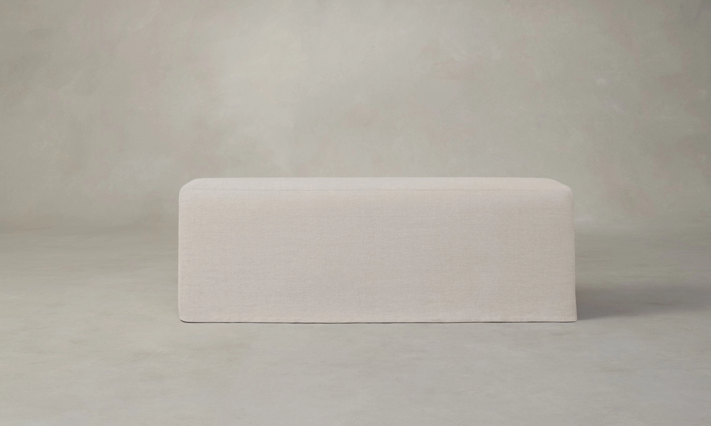 The Beacon Dining Bench - Heritage Belgian Linen Summit