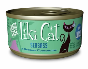 Tiki Cat Oahu Luau Grain Free Seabass Canned Cat Food